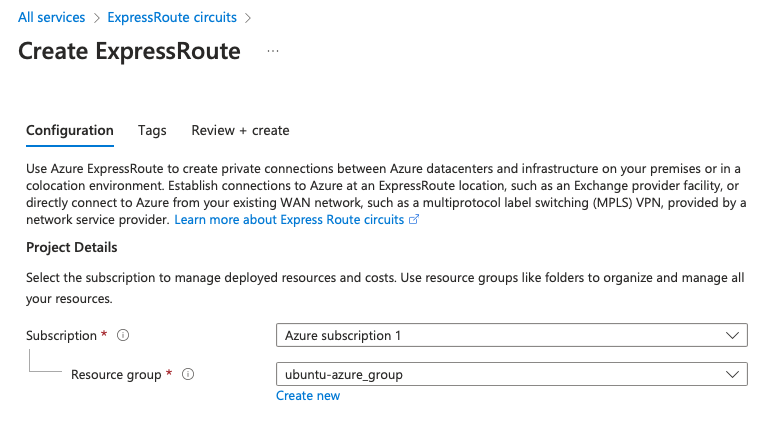 Azure ExpressRoute