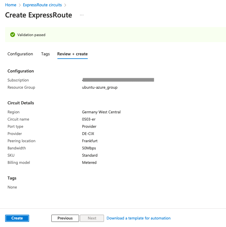 Azure ExpressRoute